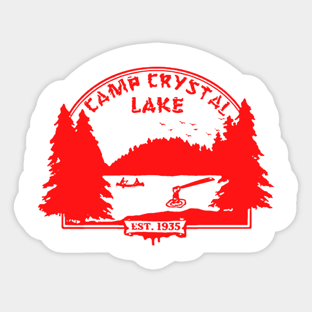 Camp Crystal Lake Sticker by kiphyliss